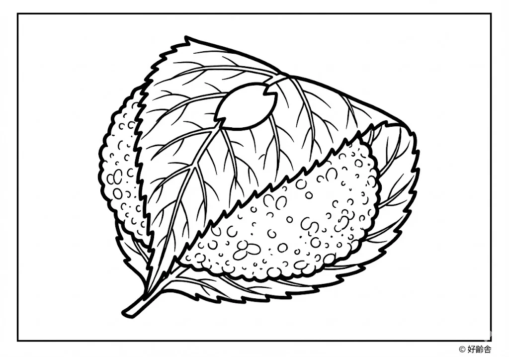 ひな祭りの食べ物 (Hinamatsuri Food (Girl's Festival Foods)) ｜ 高齢者（g3b3）向け無料塗り絵｜美味しい食べ物イラスト