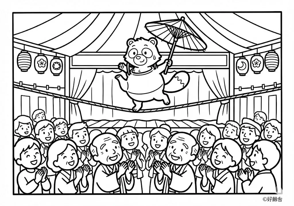 日本の昔話：分福茶釜（その三）