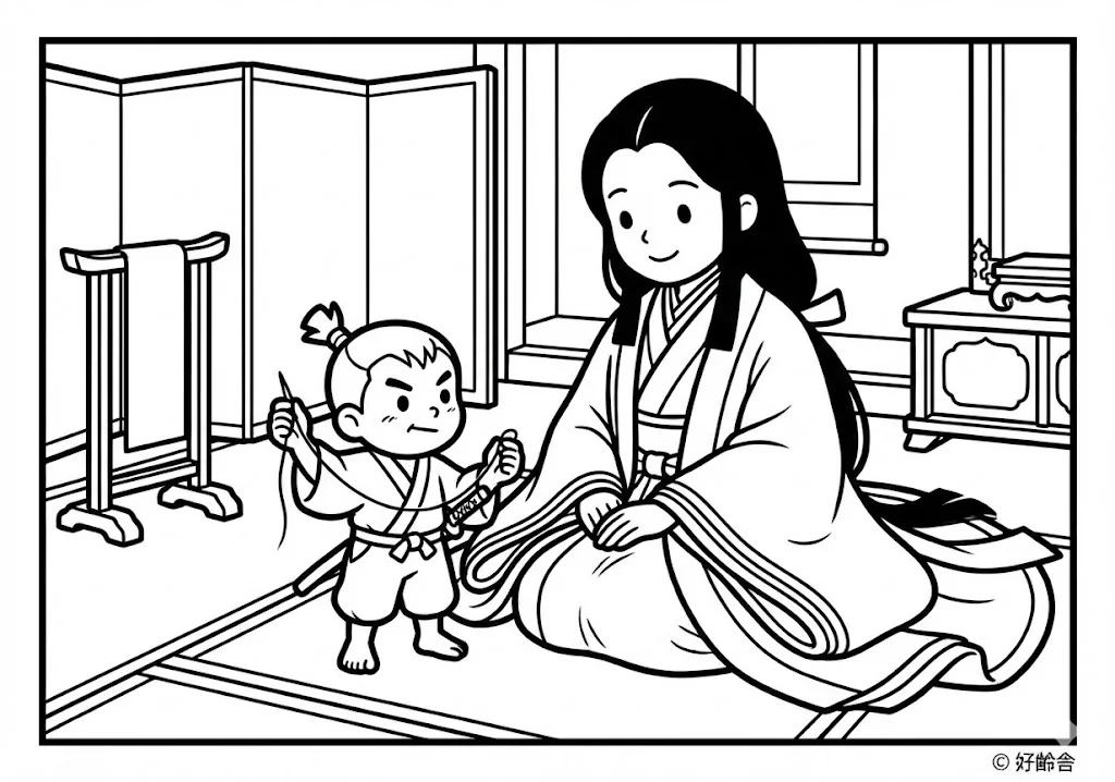 日本の昔話：一寸法師（その二）