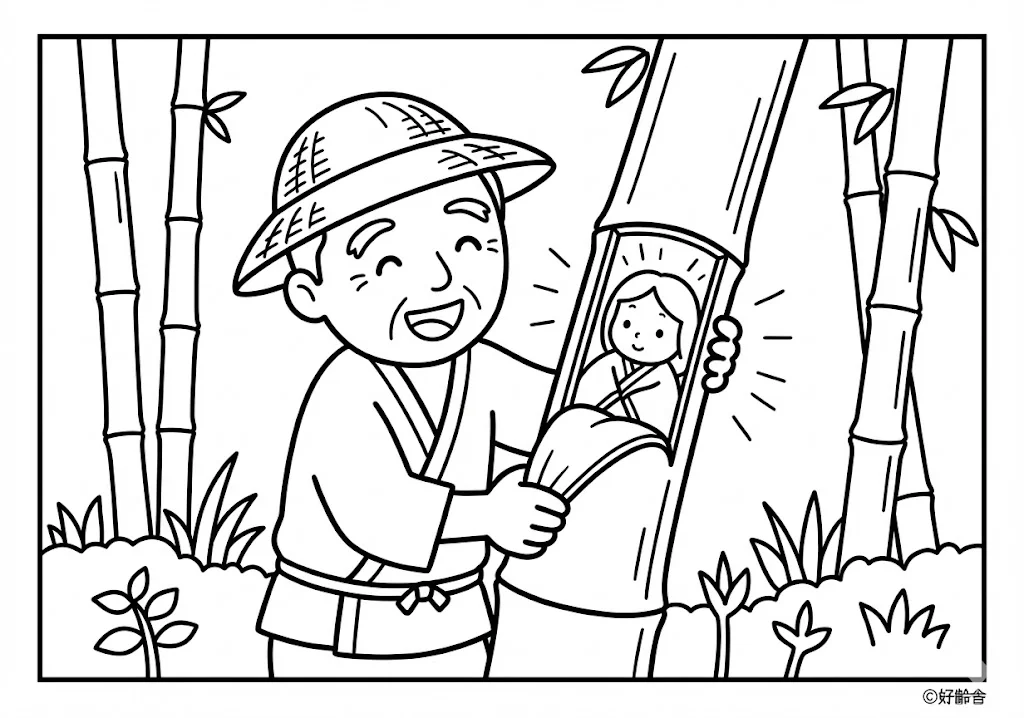 日本の昔話：かぐや姫（その一）