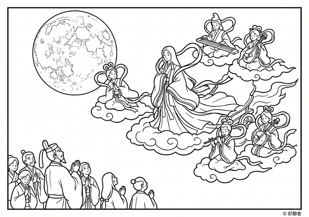 日本の昔話：かぐや姫（その四）