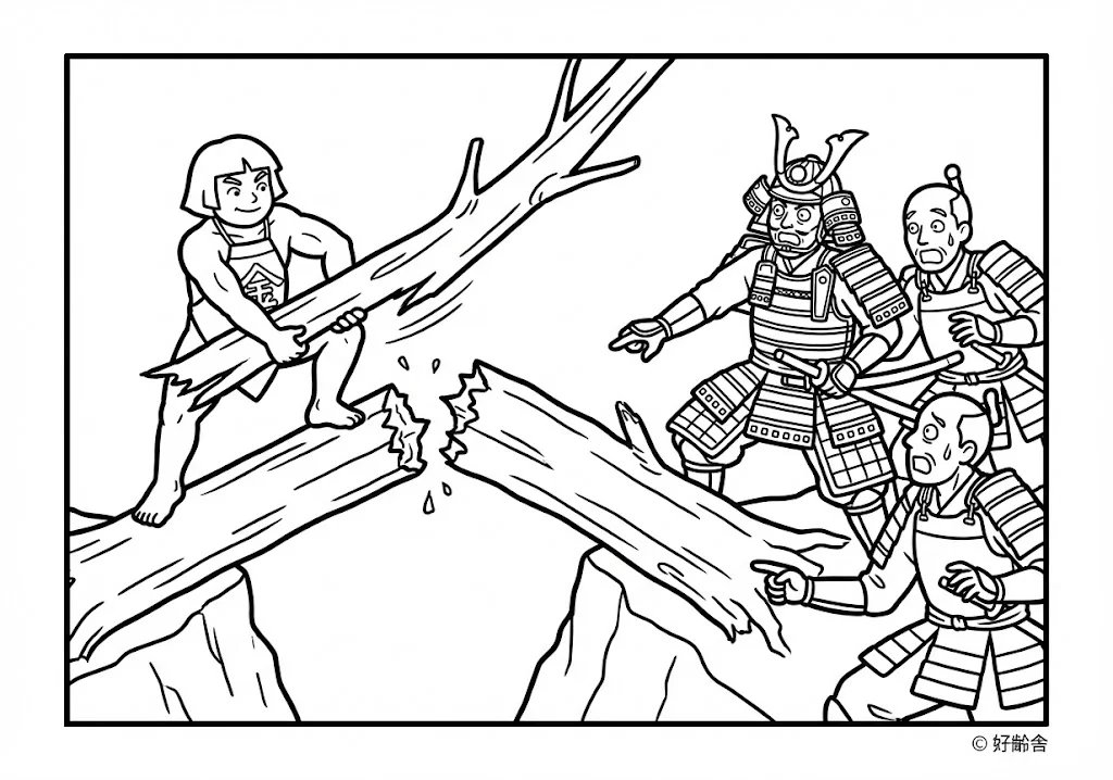 日本の昔話：金太郎（その三）