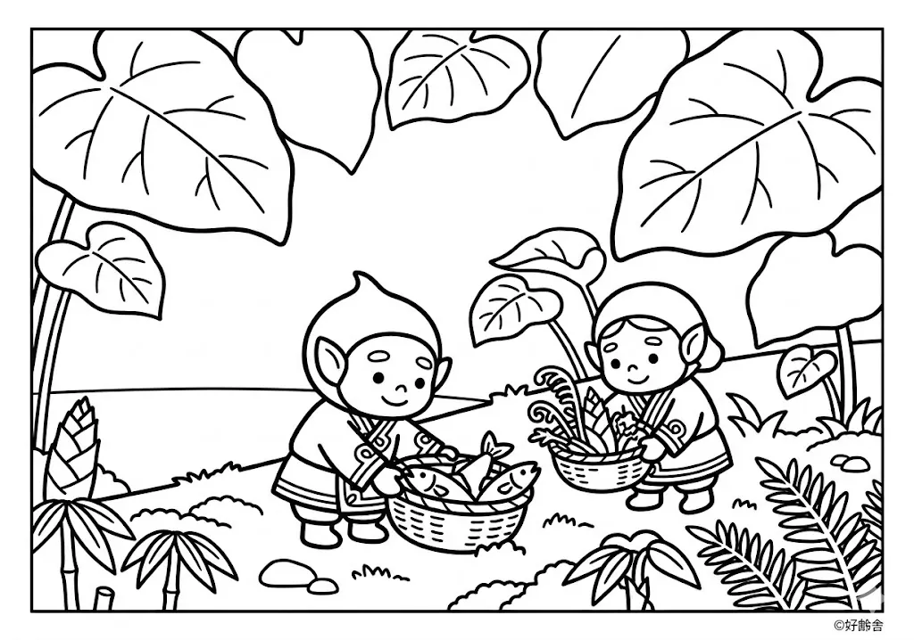 日本の昔話：コロポックル（その一）