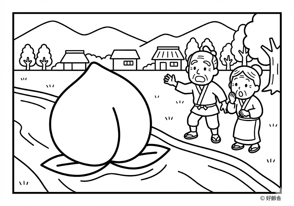 日本の昔話：桃太郎（その一）