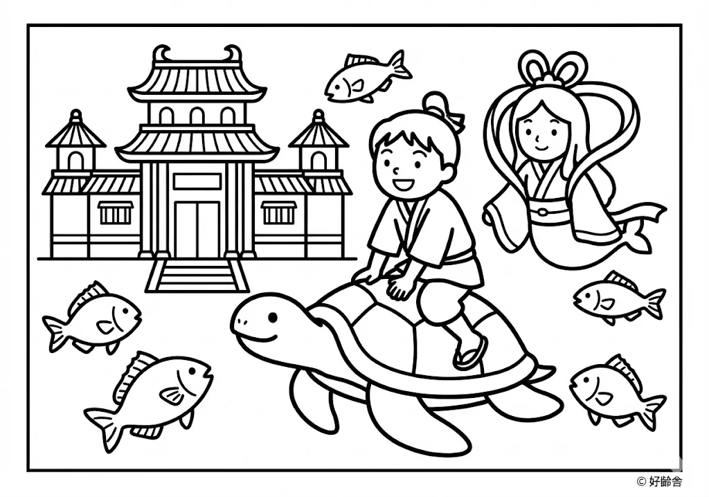 日本の昔話：浦島太郎（その二）