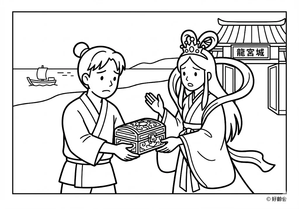 日本の昔話：浦島太郎（その三）