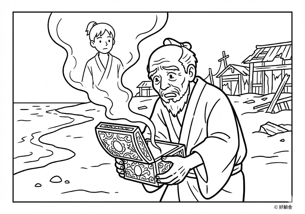 日本の昔話：浦島太郎（その四）