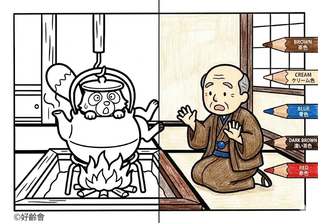 昔話・物語の塗り絵